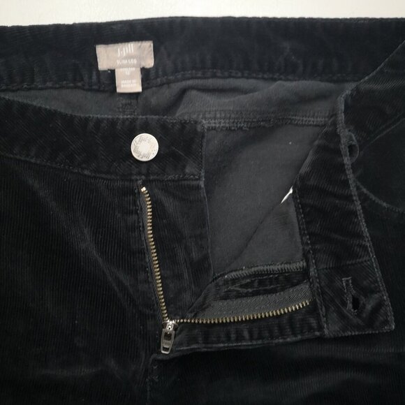 J. Jill Ladies Size 12 Black Stretch Slim Leg Corduroy Pants - Picture 7 of 11